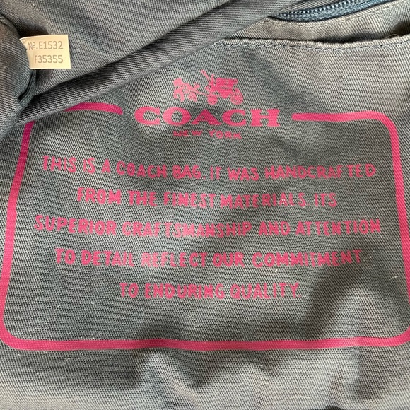 COACH CITY TOTE IN CROSSGRAIN LEATHER F35355 IM/CRANBERRY - Picture 5 of 12